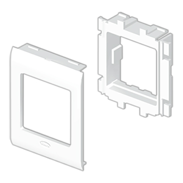 UNEX 93623-2 ADAPTADOR 1 MEC. SIMON 27 AMB TAPA 65 U24X BLANC 93
