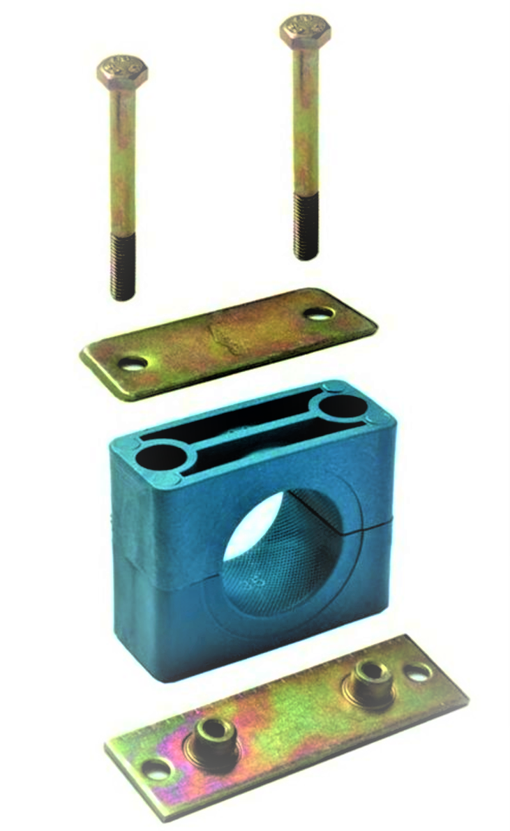 INCISA  ABRAÇADERA PP COMPLERTA BASE ROSCAR C2  3/8" 10mm