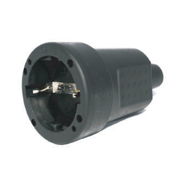 QRB 180011 BASE AERIA 2P + T 16A 250V CAUTXU NEGRE