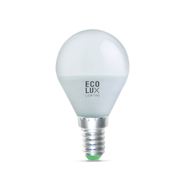 ECOLUX EC-2989 BOMBETA LED E14 ESFERICA 8W 4000K