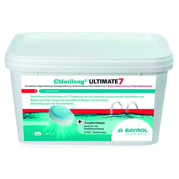 BAYROL 7599344 CHLORILONG ULTIMATE 7 FUNCIONS P300 g.4,8kg