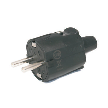 QRB 180010 CLAVILLA 2P + T 16A 250V CAUTXU NEGRE