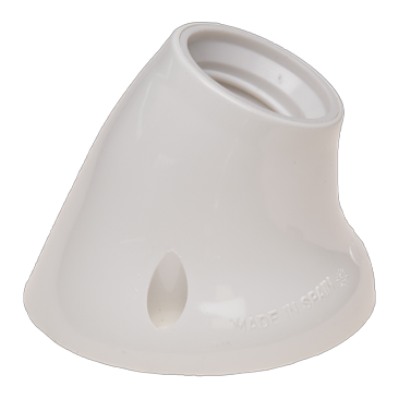 SOLERA 6510 PORTALAMPADES E27 SUP. 4A 250 ZOCAL CORBAT BLANC
