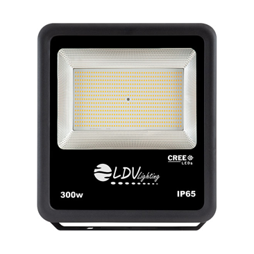 LDVlighting 5630001CW PROJECTOR LED EXTERIOR ALTA LLUMINOSITAT 300W 40500lm CREE 6000K IP65 NEGRE