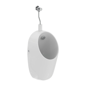IDEAL STANDARD E266101 KIT URINARI I.LIFE ALIMENTACIO SUP. + GRIFERIA TEMPORITZADA + DESAIGUE BLANC BRILLANT