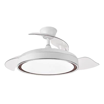 JUERIC 10685-FAN VENTILADOR SOSTRE BARI MINI 43W 980mm BLANC/CAFE