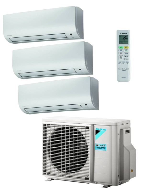 DAIKIN 3MXP52M2 DAIKIN A/C MULTI SLIT 3x1 (35+25+25) model 3MXP52M2 (5.2 Kw)