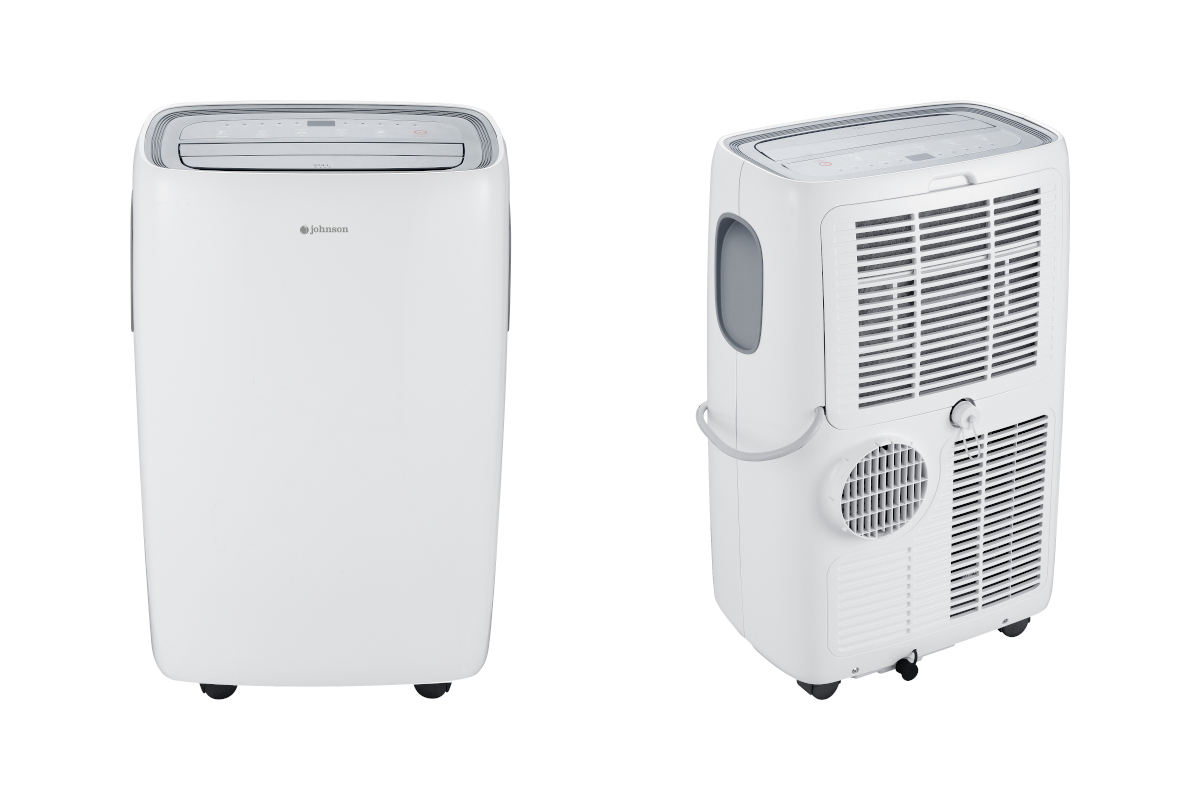 JOHNSON ALPES12BC JOHNSON A/C PORTATIL FRED i BOMBA CALOR mod. ALPES12BC R290 FRED 3.010 FRIGORIES o 3,5Kw CA