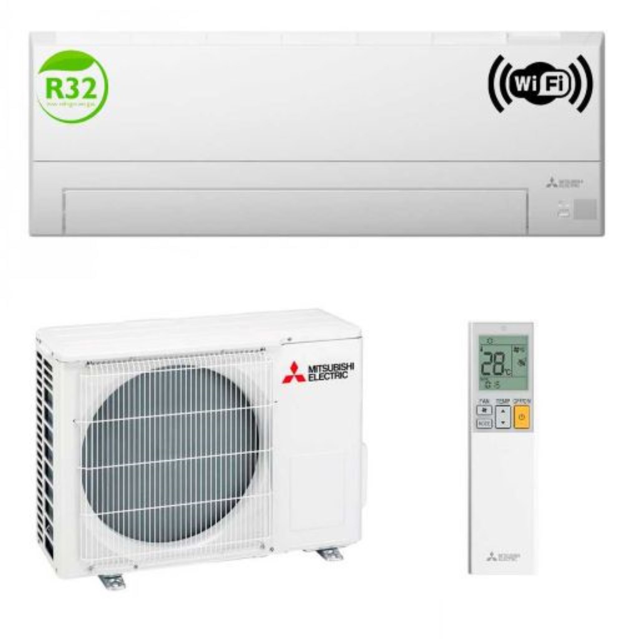 MITSUBISHI ELECTRIC MSZ-BT35VGK MITSUBISHI ELECTRIC A/C SPLIT PARET 1x1 3.5/3.6 KW (Ext. MUZ-BT35VG + Int. NSZ-BT35VGK) R32